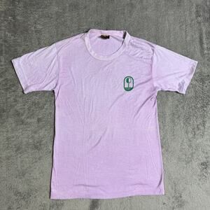 Vintage 80s Beach Shirt Puerto Azul Philippines Kent Tag Purple Crew Neck S